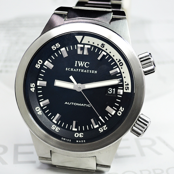 IWC アクアタイマー IW354805 メンズ腕時計 自動巻 保証書有 【委託時計】