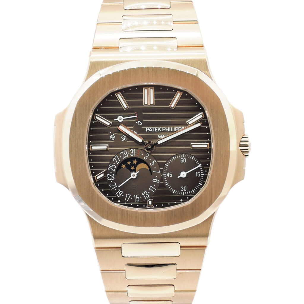 パテックフィリップ ノーチラス プチコンプリケーション 5712/1R-001 ブラウン 16.5cm PATEK PHILIPPE Nautilus Brown C007077