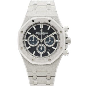 オーデマ・ピゲ ロイヤルオーク クロノグラフ フロステッドホワイトゴールド 26331BC.GG.1224BC.03 黒 ブラック 18cm AUDEMARS PIGUET Royal Oak Chronograph  Black C006335