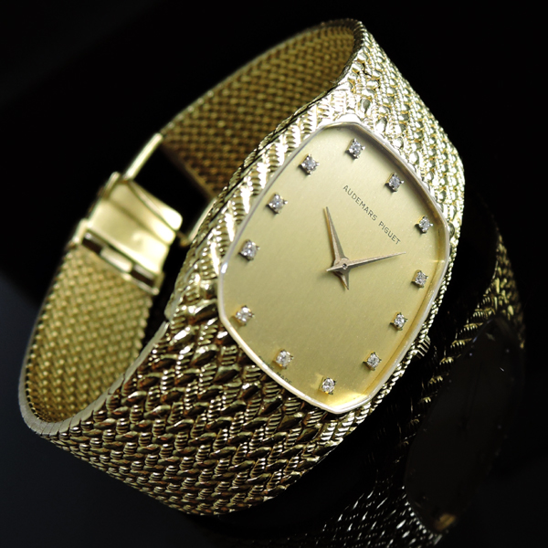 美品 オーデマピゲ 金無垢 クオーツ 腕時計 K18YG/750YG ゴールド 0022AUDEMARS PIGUET メンズ