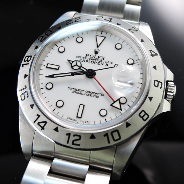 ロレックス エクスプローラー2 S番 16570 ROLEX 腕時計 白文字盤