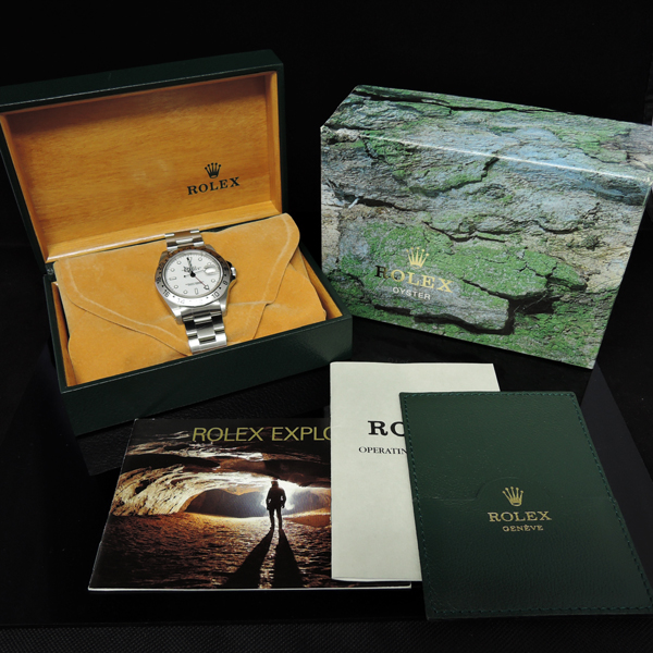 【ROLEX】ロレックス エクスプローラー メンズ 腕時計 自動巻き SS 白文字盤 16570 F番 オーバーホール 新品仕上げ済み/om0007tg