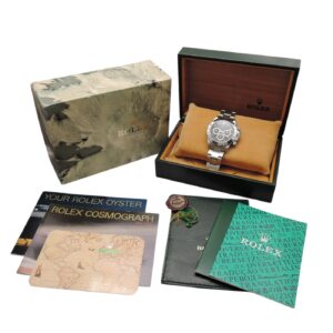 ロレックス デイトナ 16520 黒 L番 225タキ/逆6/段落ち 19.5cm AT ROLEX Daytona Black Floating Cosmograph C008690