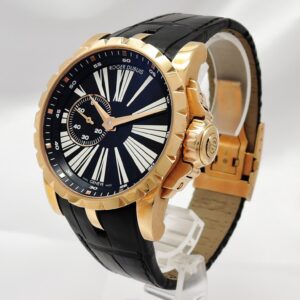 ロジェ・デュブイ エクスカリバー 42 RDDBEX0279 黒 ブラック 保証書 ROGER DUBUIS Excalibur 42 Black C008657