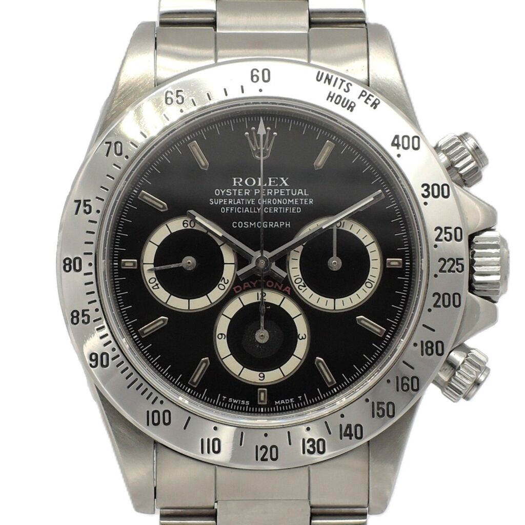 ロレックス デイトナ 16520 黒 L番 225タキ/逆6/段落ち 19.5cm AT ROLEX Daytona Black Floating Cosmograph C008690