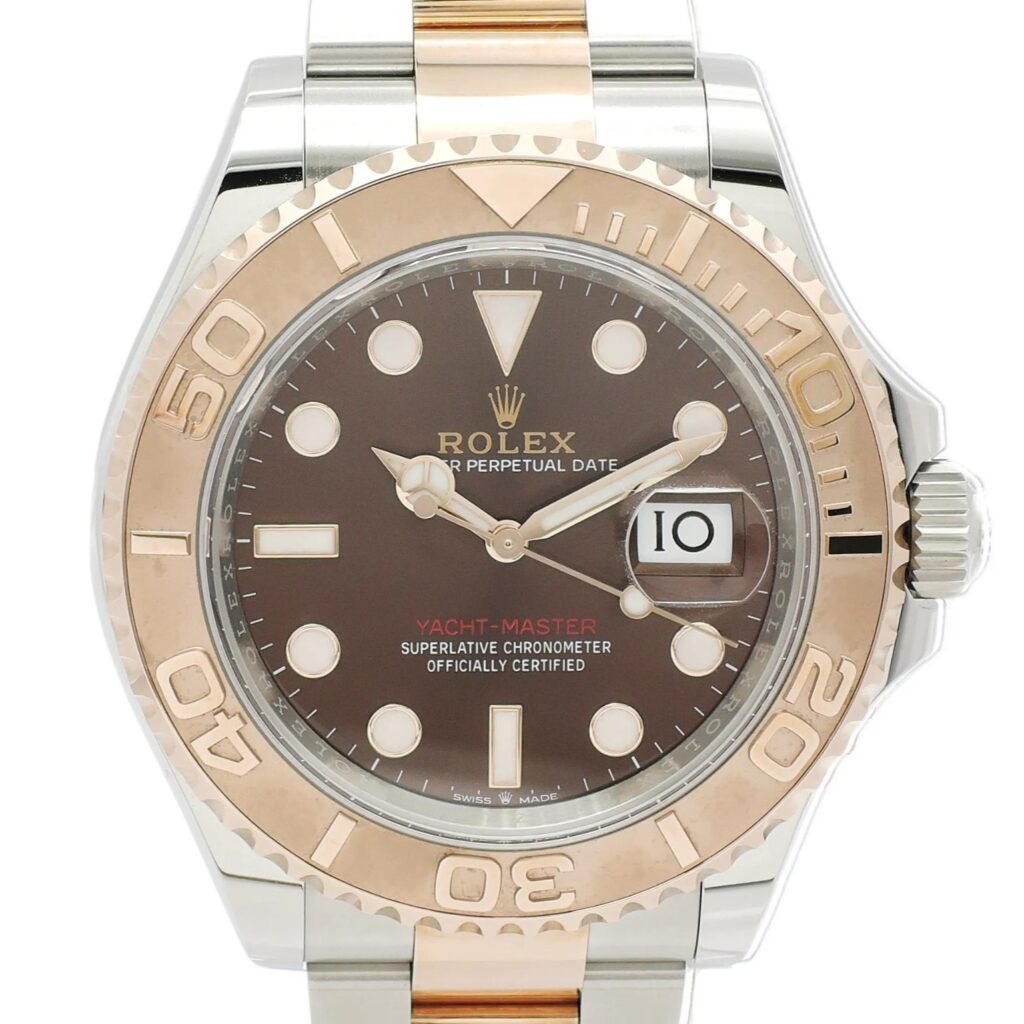 ロレックス ヨットマスター 40 126621 2025年保証書 完品 チョコレートブラウン 18cm AT ROLEX Yacht-Master Chocolate Brown C009310