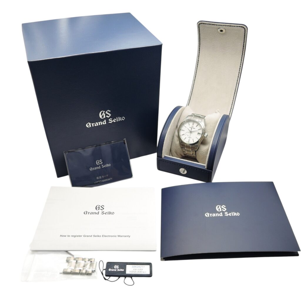 グランドセイコー ヘリテージコレクション スプリングドライブ スノーフレーク 白 ホワイト Grand Seiko Heritage Collection Spring Drive Snowflake SBGA211 C008679