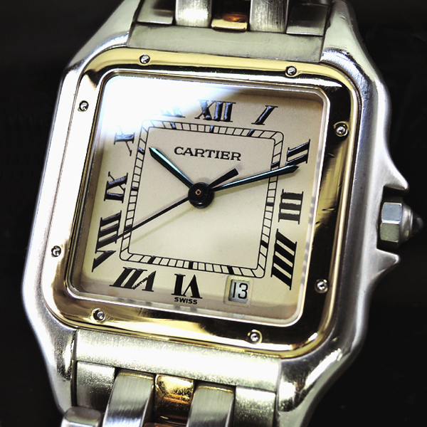 Cartier パンテールMM コンビ クオーツ YGｘSS 【委託時計】