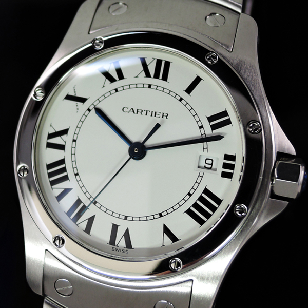 Cartier クーガ ボーイズ SSxSS クオーツ 研磨済