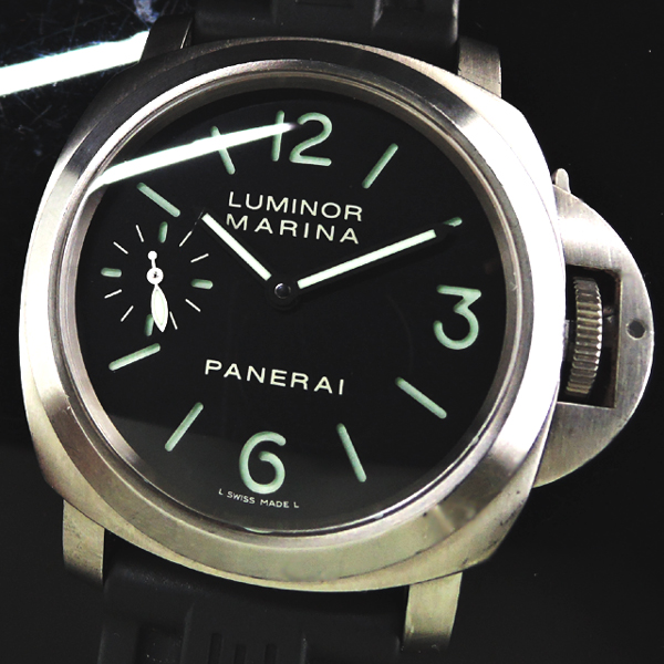 PANERAI ルミノールマリーナ PAM00177 チタンｘラバー 手巻き 生産終了モデル