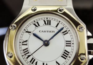 カルティエ Cartier サントスオクタゴンSM 自動巻 レディース 時計 研磨仕上げ cz3273 【委託時計】