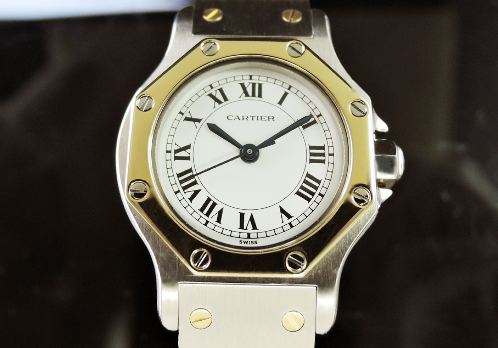 カルティエ Cartier サントスオクタゴンSM 自動巻 レディース 時計 