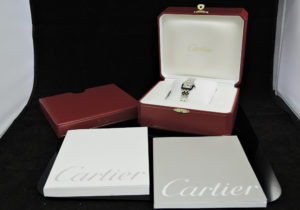 Cartier サントスドゥモワゼル SM w25066z6 クオーツ 時計 アイボリー 保証書有 美品 IT3703