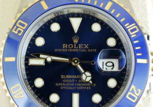新品 ROLEX サブマリーナコンビ 116613LB ランダム SSｘ18KYG 青ダイヤル 保証書有 保護シール付
