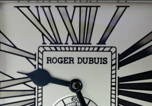 ROGER DUBUIS ゴールデンスクエア G37 18KWGx革 自動巻 世界限定28本 【委託時計】