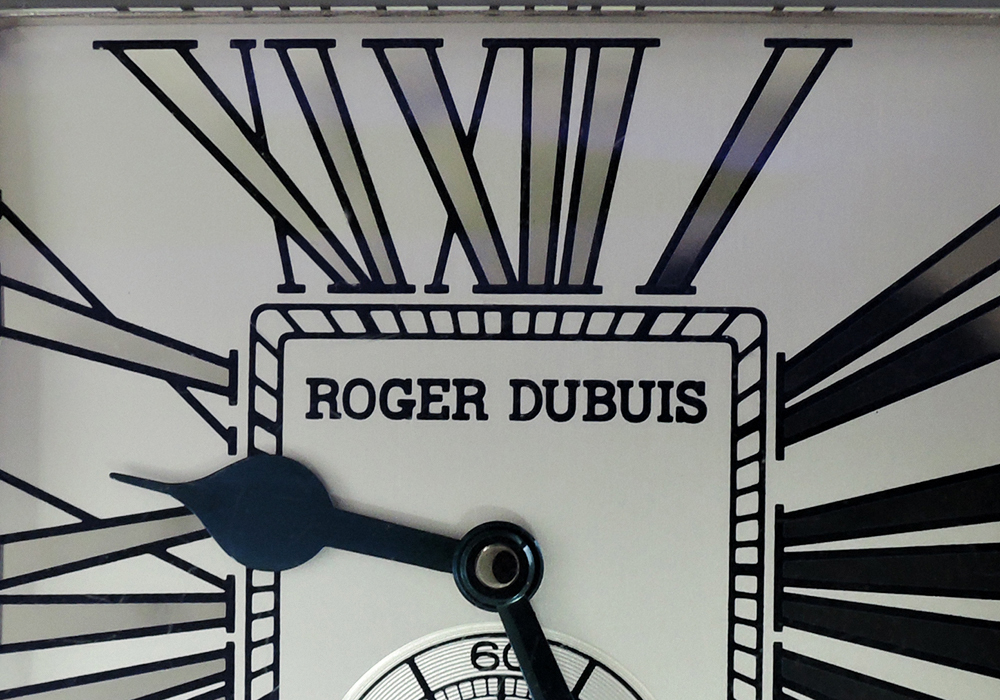ROGER DUBUIS ゴールデンスクエア G37 18KWGx革 自動巻 世界限定28本 【委託時計】