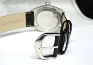 ROLEX オイスター プレシジョン 6426 3番台 手巻き メンズ腕時計 シルバー文字盤 社外ベルト 【委託時計】