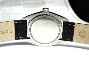 ROLEX オイスター プレシジョン 6426 3番台 手巻き メンズ腕時計 シルバー文字盤 社外ベルト 【委託時計】