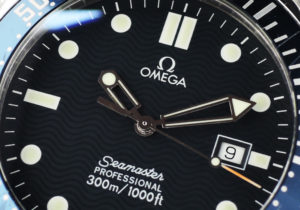 OMEGA シーマスター プロフェッショナル300m 2541.80 メンズ腕時計 青文字盤 クォーツ 保証書有 【委託時計】