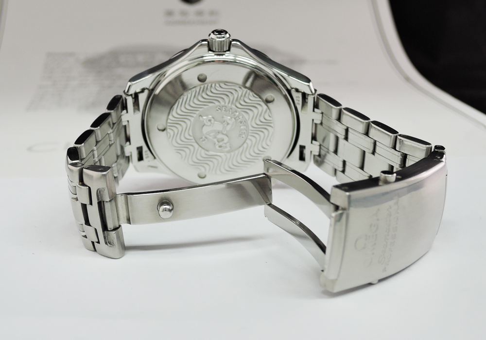 OMEGA シーマスター プロフェッショナル300m 2541.80 メンズ腕時計 青文字盤 クォーツ 保証書有 【委託時計】