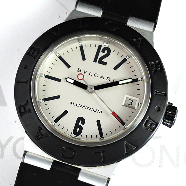 BVLGARI アルミニウム クロノグラフ AL38TA メンズ腕時計 自動巻