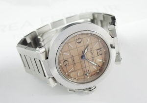 Cartier パシャC メリディアン 2324 自動巻 腕時計 レディース SS ピンク文字盤 【委託時計】