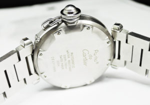 Cartier パシャC メリディアン 2324 自動巻 腕時計 レディース SS ピンク文字盤 【委託時計】