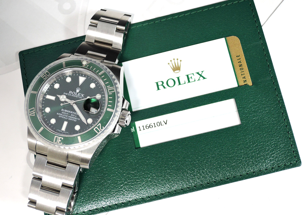 ROLEX サブマリーナ グリーンサブ 116610LV ステンレス メンズ腕時計
