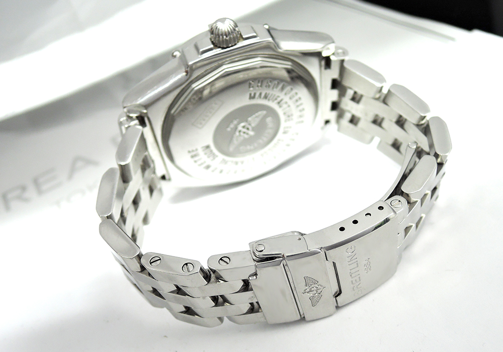 BREITLING ヘッドウィンド A45355 メンズ腕時計 自動巻 黒文字盤 04