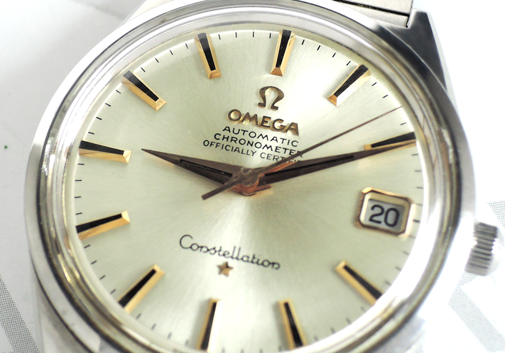 OMEGA コンステレーション 168.015 シルバー文字盤 自動巻 SS デイト メンズ腕時計 【委託時計】