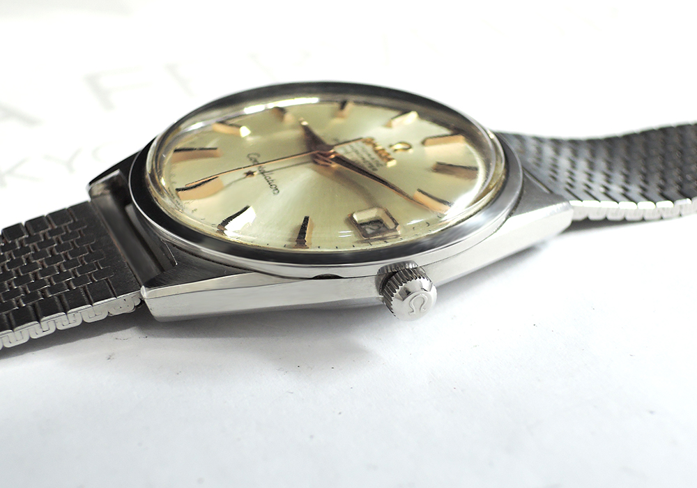 OMEGA コンステレーション 168.015 シルバー文字盤 自動巻 SS デイト メンズ腕時計 【委託時計】