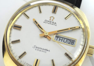 OMEGA シーマスター コスミック 166035 K18 メンズ時計 デイト 自動 ...