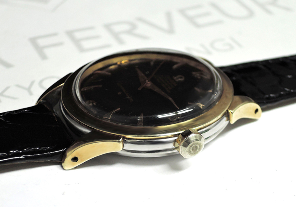 【OMEGA】オメガ コンステレーション パーペチュアルカレンダ﻿ー 1552.40 ステンレススチール クオーツ メンズ 黒文字盤 腕時計