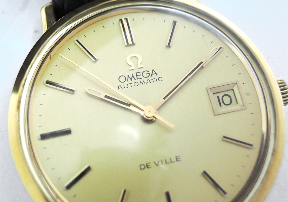 OMEGA デビル DE VILLE アンティーク デイト メンズ腕時計 自動巻 