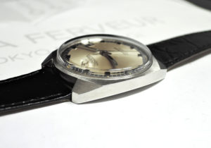 OMEGA シーマスター コスミック 166022 メンズ腕時計 デイト 自動巻 シルバー文字盤 純正新品ストラップ 【委託時計】