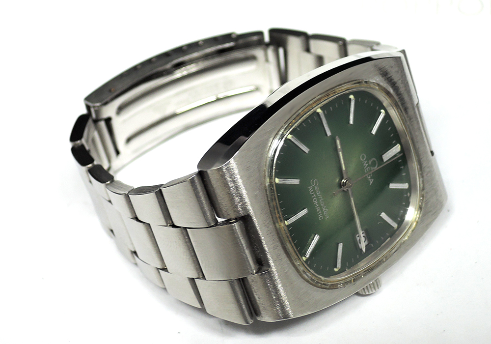 OMEGA シーマスター アンティーク メンズ腕時計 デイト 自動巻 グリーン文字盤 【委託時計】 | クレアフェルヴェール（CREA