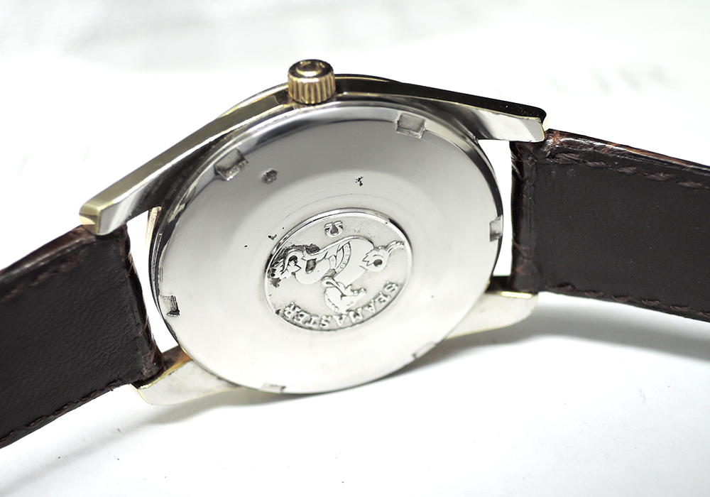 OMEGA シーマスター アンティークモデル ヴィンテージ メンズ腕時計 自動巻 純正新品ベルト 本体のみ クリーム文字盤 【委託時計】