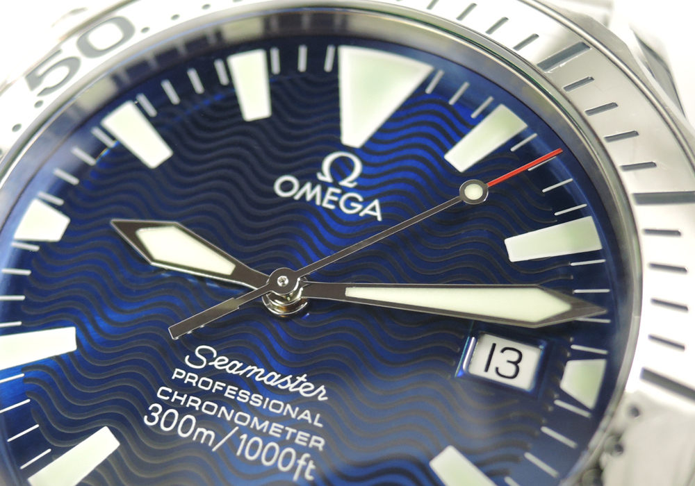 OMEGA シーマスター プロフェッショナル300ｍ 2255.80 自動巻 青文字盤 ステンレス メンズ腕時計 【委託時計】