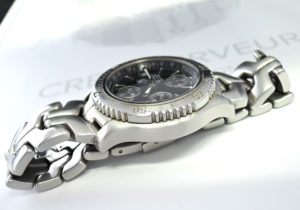 TAG HEUER リンク CT5111 メンズ腕時計 200m 自動巻 クロノグラフ ステンレス 黒文字盤 【委託時計】
