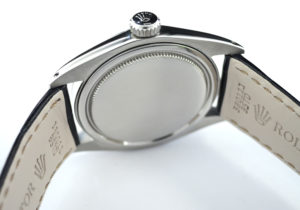 ROLEX オイスタープレシジョン 6694 ステンレス シルバー文字盤 アンティーク 手巻き 新品純正ストラップ メンズ腕時計 日本ロレックス修理 OH済 保証書 【委託時計】