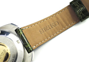 GRAND SEIKO 6146-8020 ハイビート 36000 メンズ 時計 自動巻 シルバー文字盤 SS 牛革ストラップ 【委託時計】