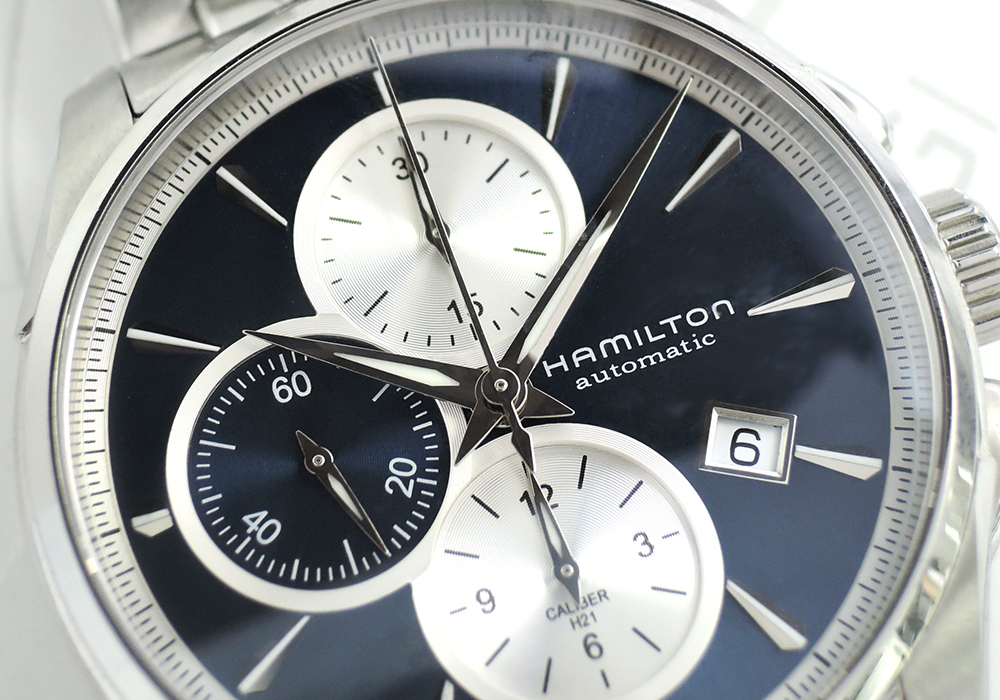 【1点限り】ハミルトン/6291/チャタン/クオーツ/メンズ腕時計/白文字盤テレバッチの腕時計