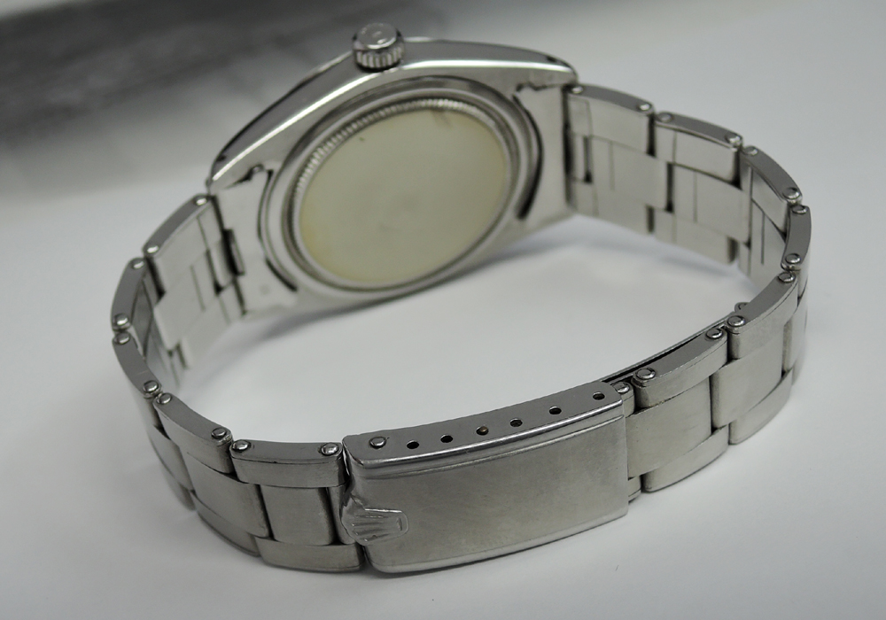 ROLEX オイスタープレシジョン 6694 ステンレス 黒文字盤 アンティーク 手巻き メンズ 腕時計 【委託時計】