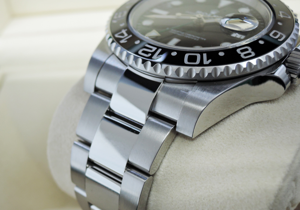 ROLEX GMTマスターⅡ 116710LN ステンレス メンズ 腕時計 保証書 未使用 【委託時計】