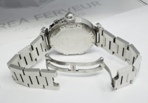 Cartier パシャC 自動巻 腕時計 ボーイズ SS 黒文字盤 【委託時計】