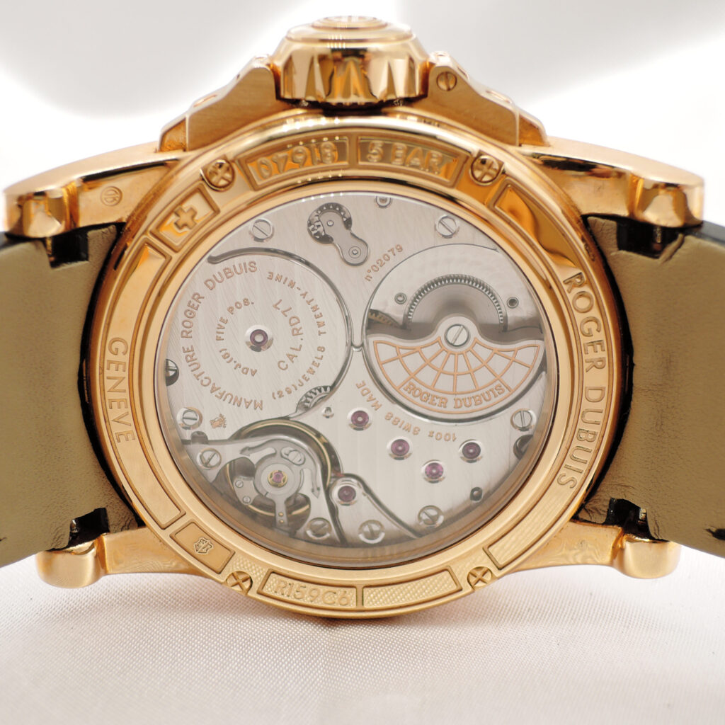 ロジェ・デュブイ エクスカリバー 42 RDDBEX0279 黒 ブラック 保証書 ROGER DUBUIS Excalibur 42 Black C008657