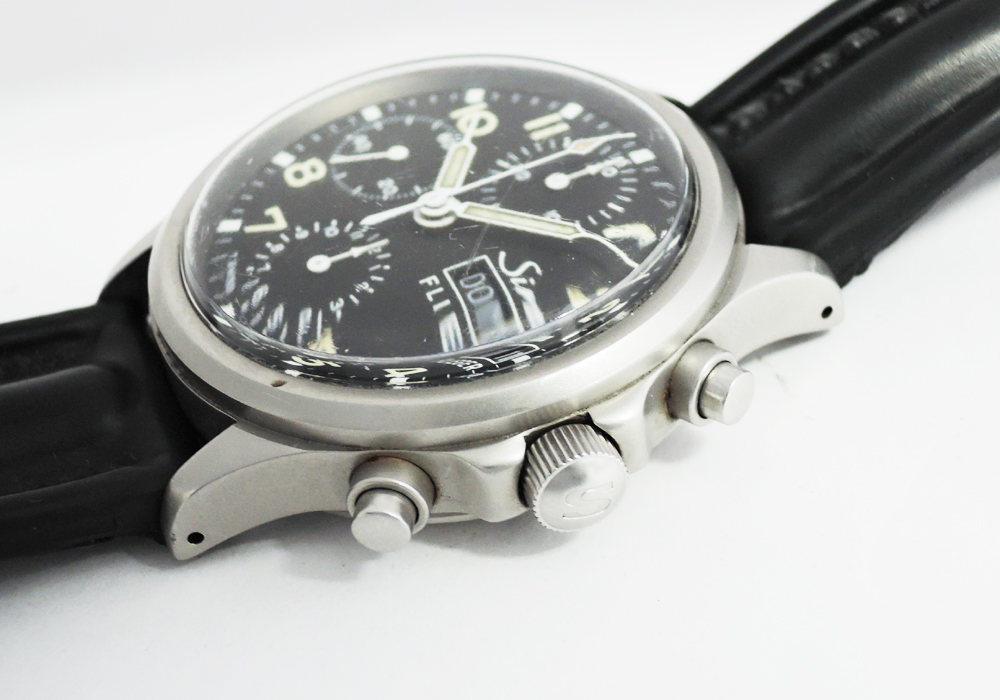 Sinn 356 フリーガー 手巻 黒文字盤 ステンレス メンズ腕時計 プラスティック風防 保証書 【委託時計】