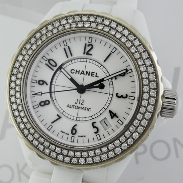 Chanel J12 H0969 レディース 腕時計 セラミック ベゼルダイヤ 委託時計 クレアフェルヴェール Crea Ferveur ブランド時計委託販売 手数料2 5