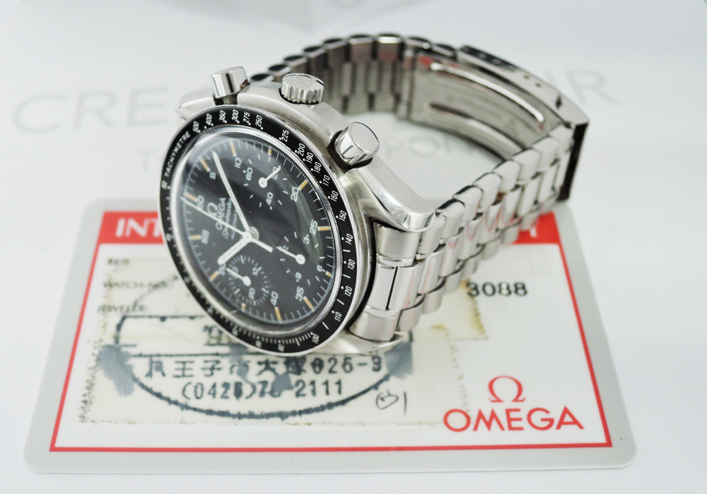 OMEGA スピードマスター 3510.50 クロノグラフ SS 黒文字盤 自動巻 メンズ腕時計 ステンレス 【委託時計】