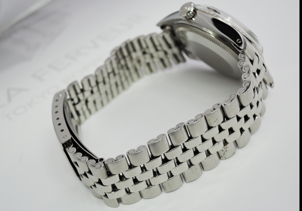 ROLEX デイトジャスト1601 SS 巻きブレス 自動巻 シリアル腐食 メンズ 腕時計 【委託時計】